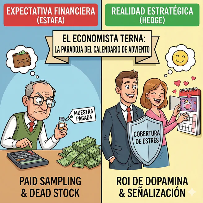 El Economista Terna: Calendarios de Adviento, la Paradoja del Muestreo Pagado y la Señalización Conyugal