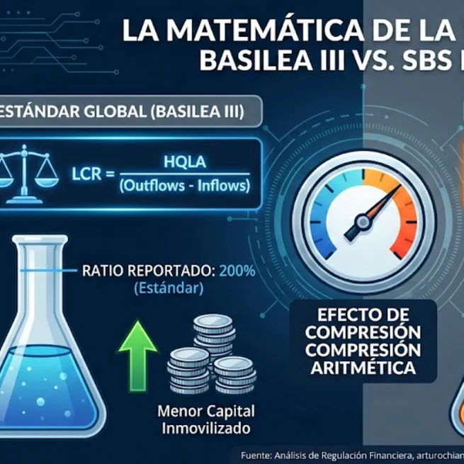 La matemática oculta de la banca peruana: ¿Prudencia o Ineficiencia? Análisis del RCL SBS vs Basilea III